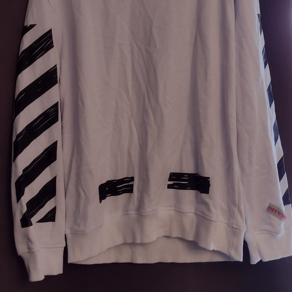 Main Label - Off White Sweatshirt - Size L - Picture 3 of 7